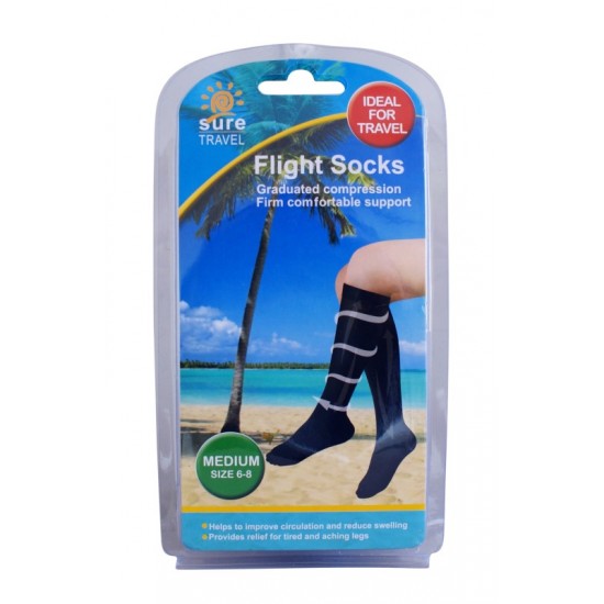 **Sure Travel Flight Socks Medium