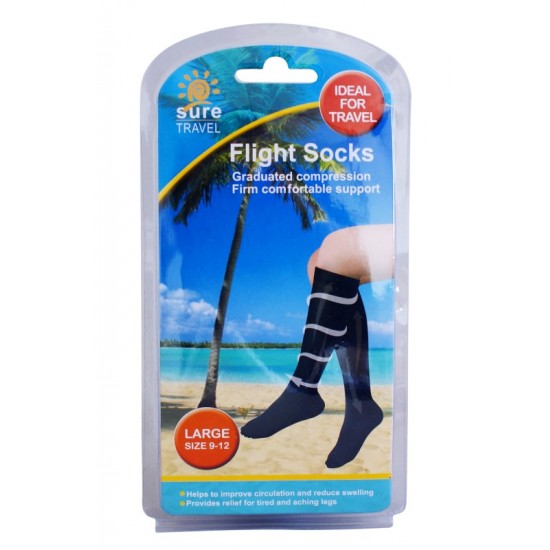 Sure Travel Flight Socks Large