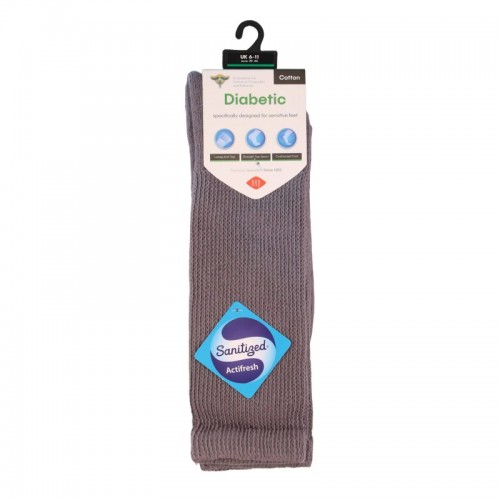 Diabetic Socks Grey (size 6-11)