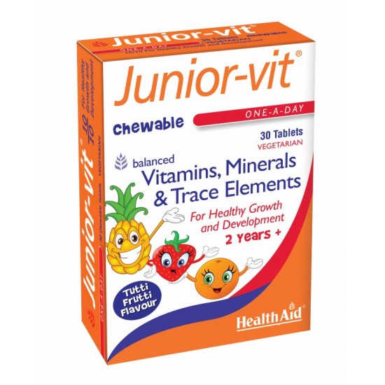 Healthaid Junior-vit Chewable Tablets 30's