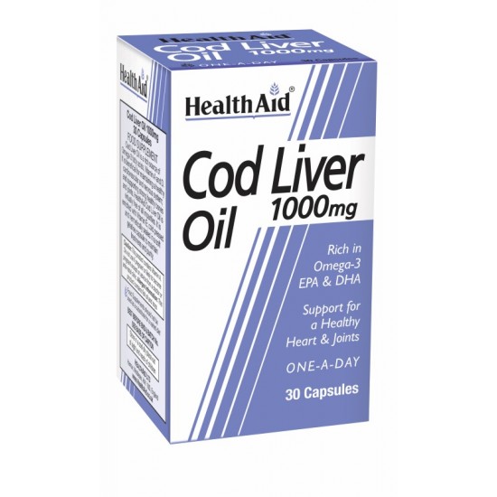 Healthaid Cod Liver Oil 1000mg Capsules 30's