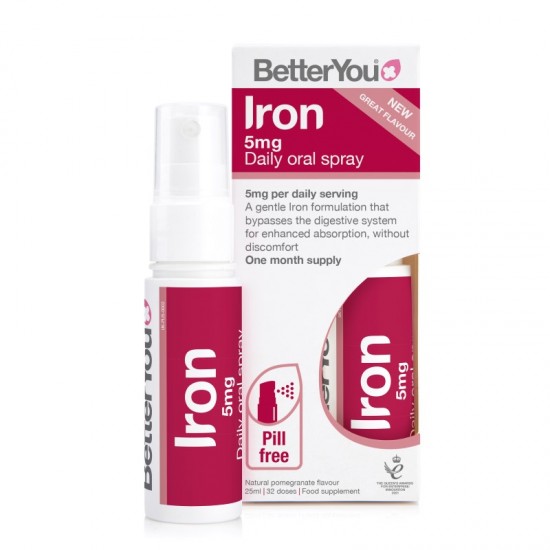 Better You Iron Daily Oral Spray 25ml 5mg