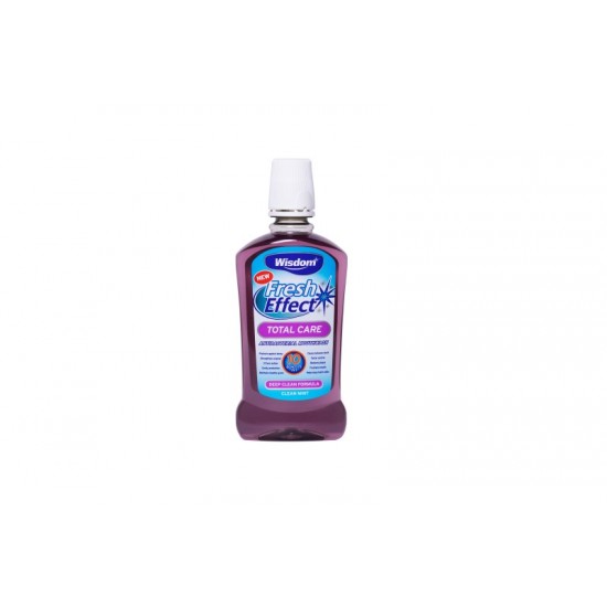 Wisdom Fresh Effect Anti-Bac Mouthwash 500ml Total Care