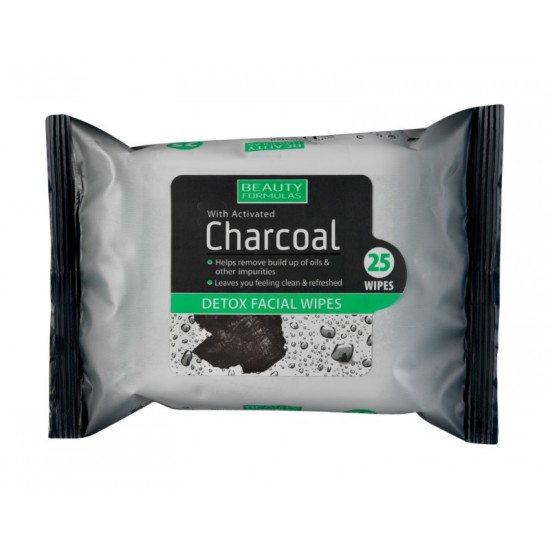 BF Charcoal Facial Wipes 25's