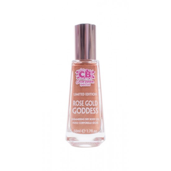 Cocoa Brown Self-Tanning Goddess Oil 50ml Rose Gold