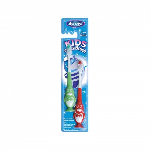 Active Toothbrush Kids QuickBrush 3-6 Years 2pk