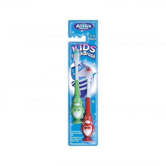 Active Toothbrush Kids QuickBrush 6+ Years 2pk