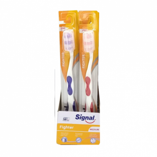 Signal Toothbrush, Twin Pack, Deep Clean Medium