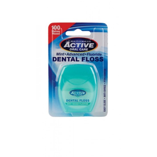 Active Dental Floss 100m Mint Fluoride 