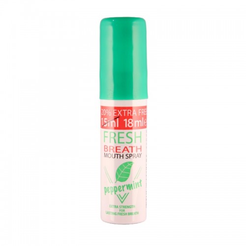 Fresh Breath Mouth Spray 18ml Peppermint 