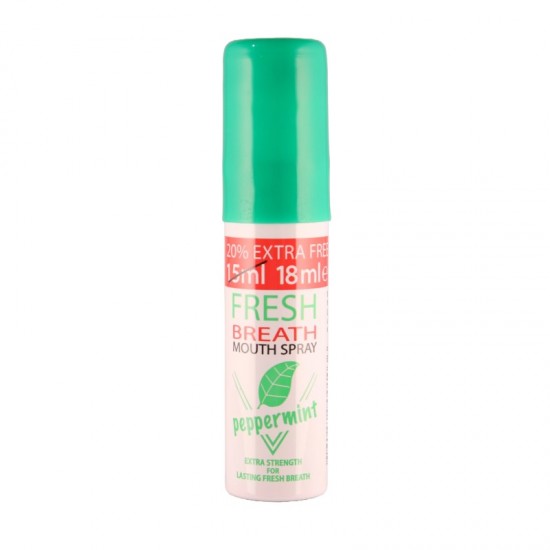 Fresh Breath Mouth Spray 18ml Peppermint 