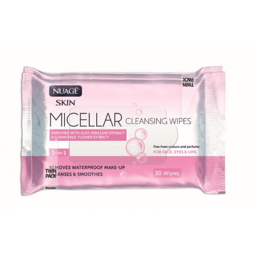 **Nuage Micellar Cleansing Wipes 2pk 20's