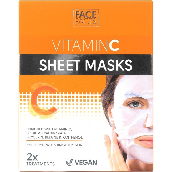 Face Facts Vitamin C Sheet Mask x2