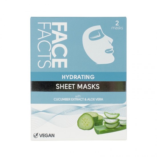 Face Facts Sheet Mask 2pk Hydrating