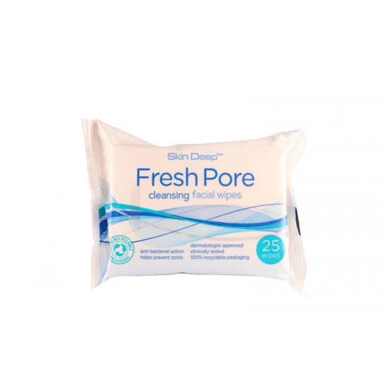 Skin Deep Cleansing Facial Wipes 25's Fresh Pore