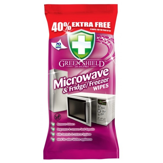 Greenshield Surface Wipes 70's Microwave & Fridge/Freezer