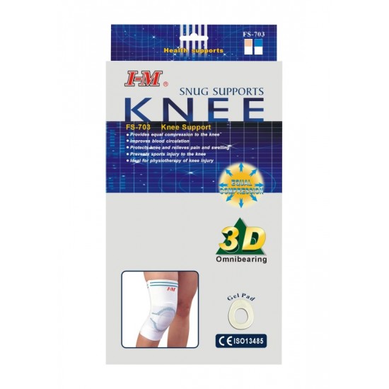 *DISCONTINUED*I-M Knee Support with Gel pad finest  Small  FS-703