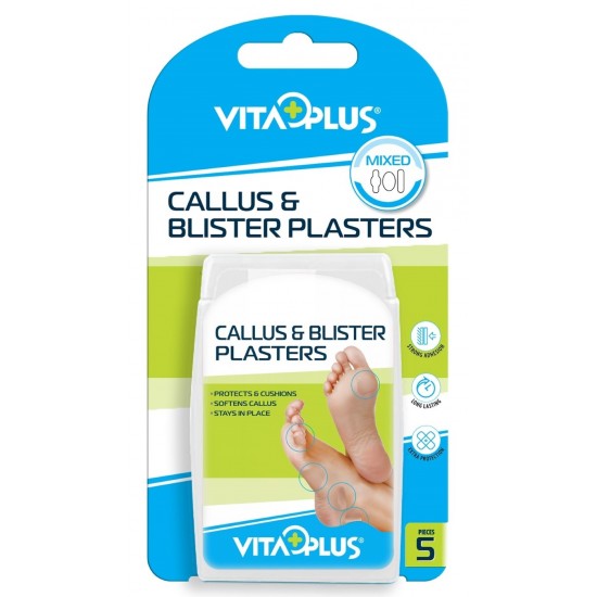 VitaPlus Hydrocolloid Plaster Callus & Blister 5's Mixed