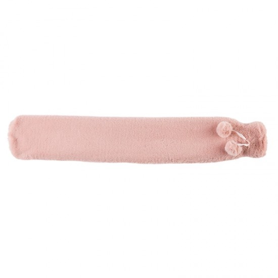 Warmies Rolled Long Hot Water Bottles Blush Pink Fur