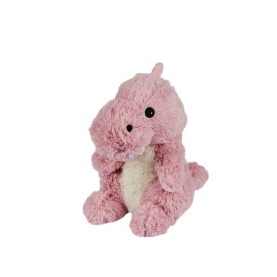 Warmies Microwaveable Soft Toys Baby Dinosaur Pink