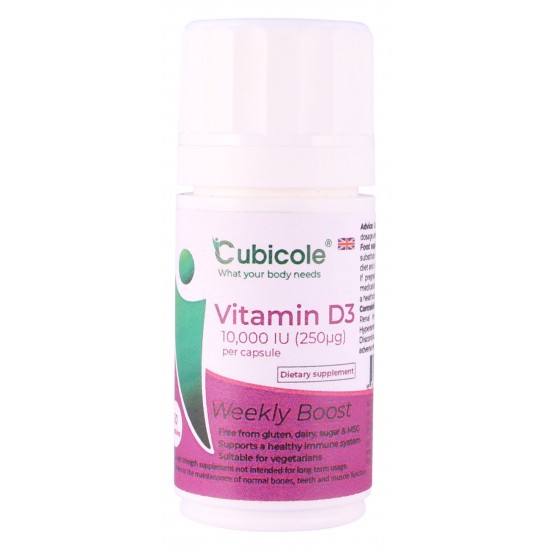 Cubicole D3 Capsules 10,000IU-250mcg 30's