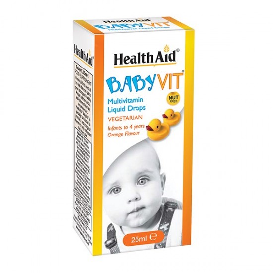*DISCONTINUED*Healthaid Baby Vit - Orange Flavour Drops 25ml