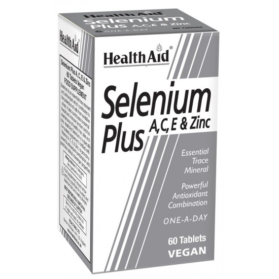Healthaid Selenium Plus A, C, E & Zinc Tablets 60's