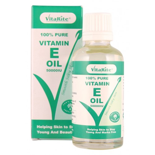 VitaRite 100% Pure Oil 50ml Vitamin E 50000IU (D)