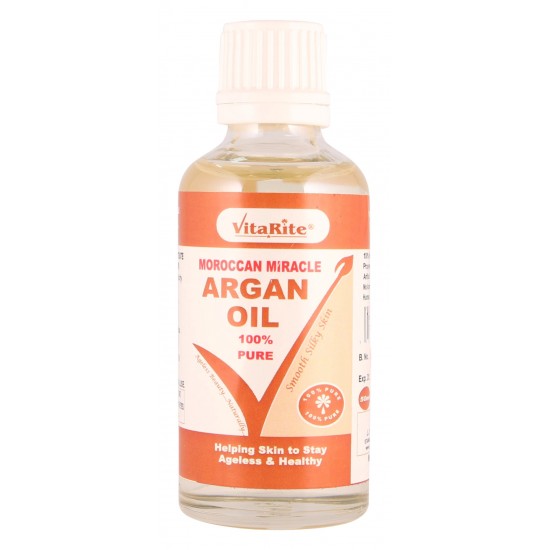 VitaRite 100% Pure Moroccan Miracle Argan Oil 50ml 