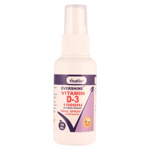 VitaRite Evershine Vitamin D3 1000iu Oral Spray 50ml (D)