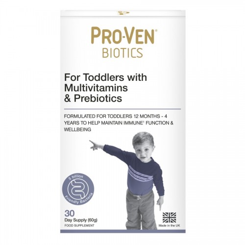 Pro-Ven Biotics For Toddlers with Multivitamins & Prebiotics 30 Day Supply (60g)
