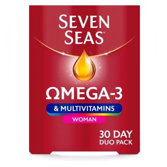 Seven Seas Omega-3 Multivitamins Woman 30+30