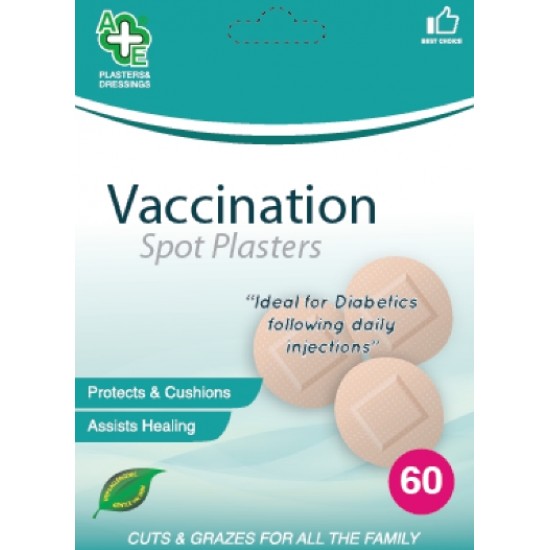 A&E Plasters 60's Vaccination Spot