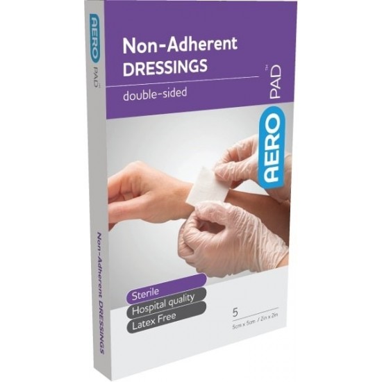 AeroPad Non-Adherent Dressings 5x5cm 5's