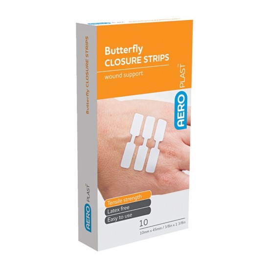AeroPlast Butterfly Closure Strips 10x45mm