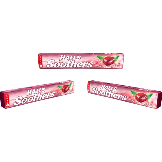 Halls Soothers Cherry