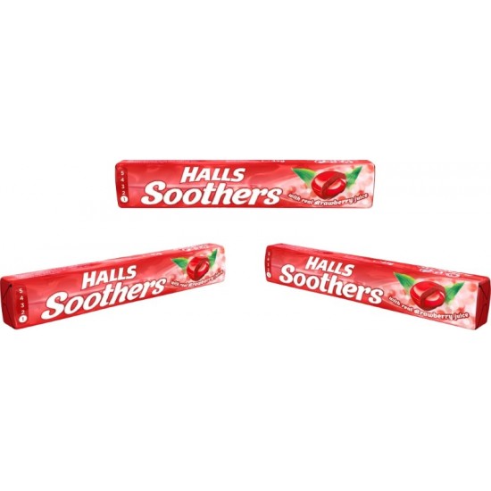 Halls Soothers Strawberry