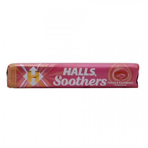 Halls Soothers Peach & Raspberry