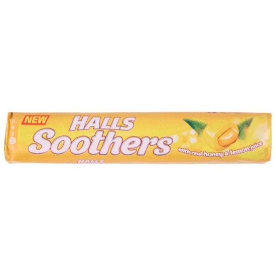 Halls Soothers Honey & Lemon