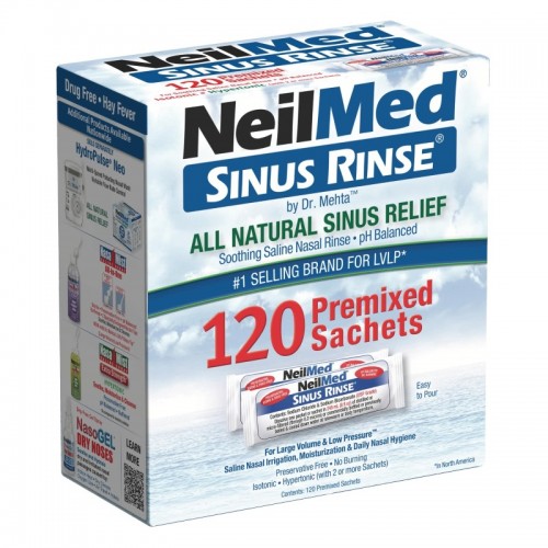 Neilmed Sinus Rinse 120 Premixed Sachets
