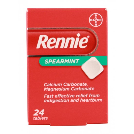 **Rennies Tablets 24's Spearmint