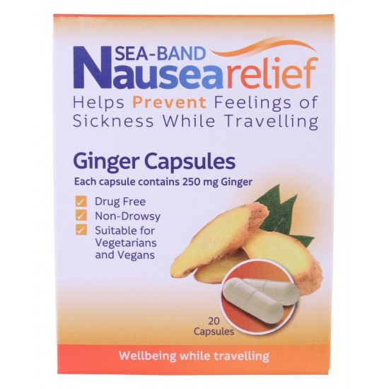 Sea-Band Ginger Capsules 20's