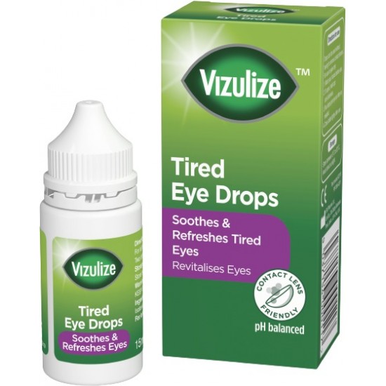 Vizulize Tired Eye Drops 15ml