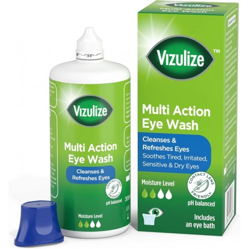Vizulize Multi Action Eye Wash 300ml