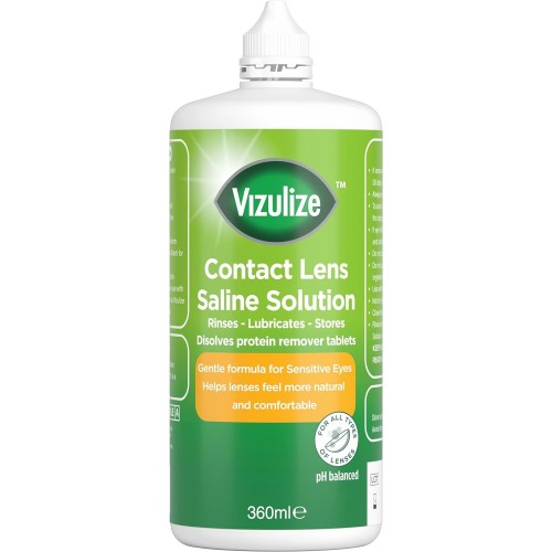 Vizulize Contact Lens SALINE Solution 360ml