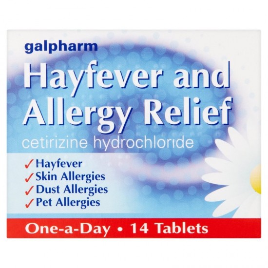 Galpharm Hayfever & Allergy Relief 14's (Cetirizine)