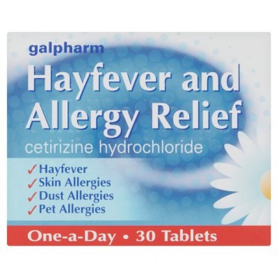 Galpharm Hayfever & Allergy Relief 30's (Cetirizine)