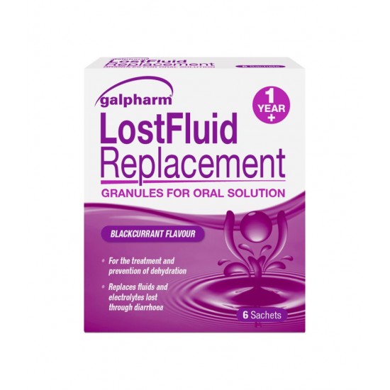 Galpharm Lost Fluid Replacement Granules 6's