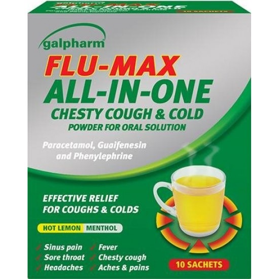 Galpharm Flu-Max All-in-One Sachets 10's