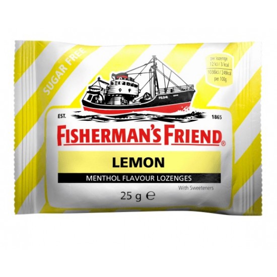 **Fisherman's Friend Lozenges 25g Lemon Sugar Free